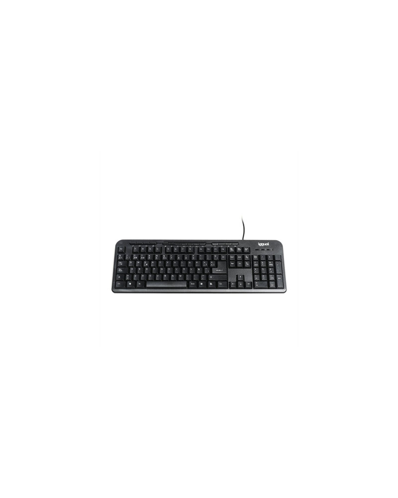iggual Teclado multimedia CK-BASIC-120T negro