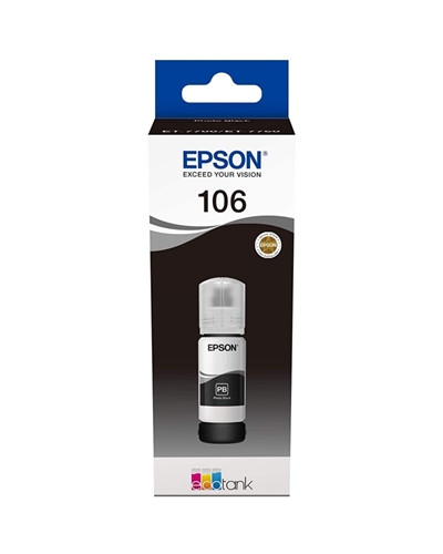 Epson Botella Tinta Ecotank 106 Negro