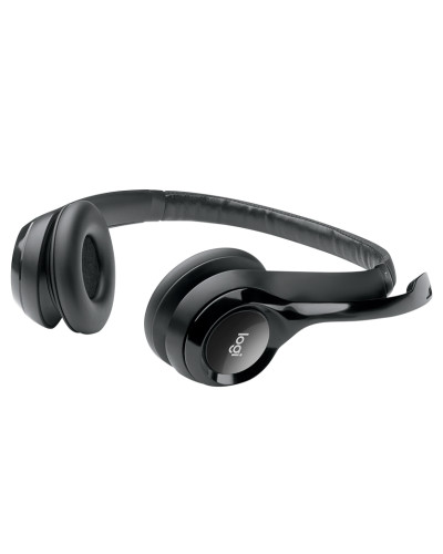 Logitech Auricular+Mic H390 USB Negro