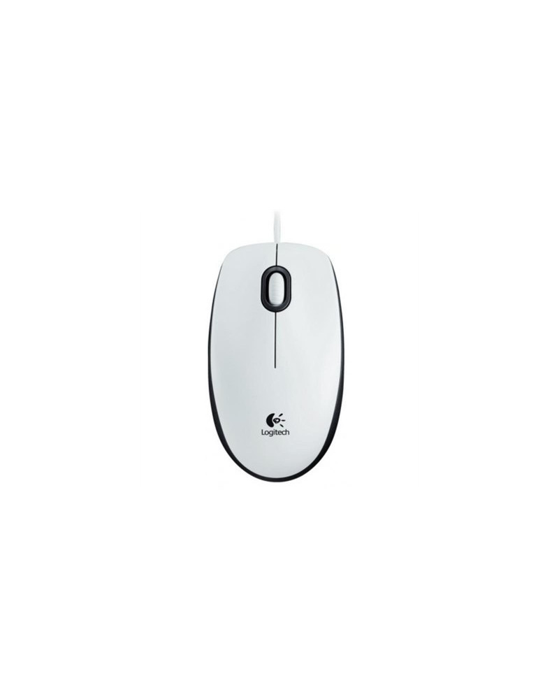 Logitech B100 Ratón Blanco OEM