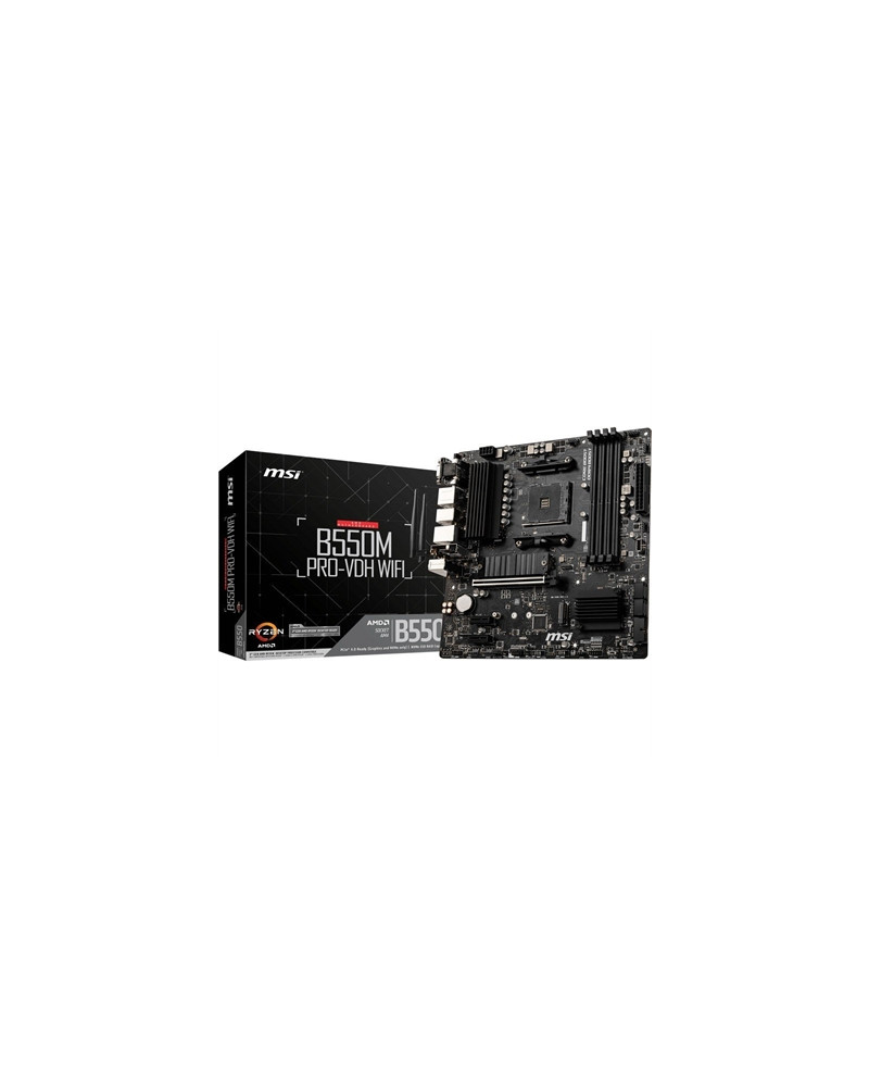 MSI Placa Base B550M PRO-VDH WIFI mATX AM4