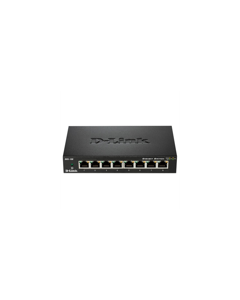 D-Link DGS-108 Switch 8xGB Metal