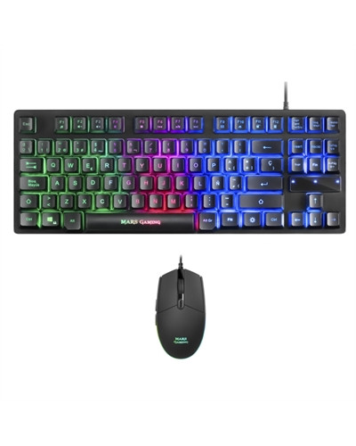 Mars Gaming MCPTKLES Tecl+Rat RGB H-mech