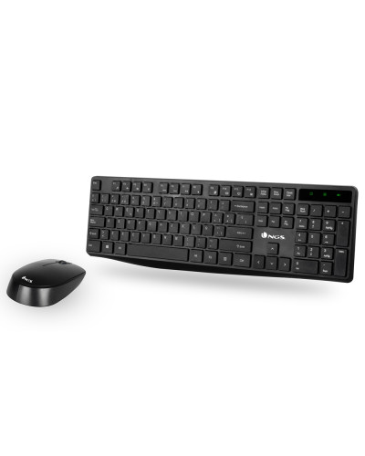 NGS Kit Teclado + Ratón Inalambricos 2,4GHZ / Tecl