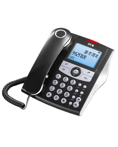 SPC 3804N Telefono ELEGANCE ID 70M ML ID LCD Negro