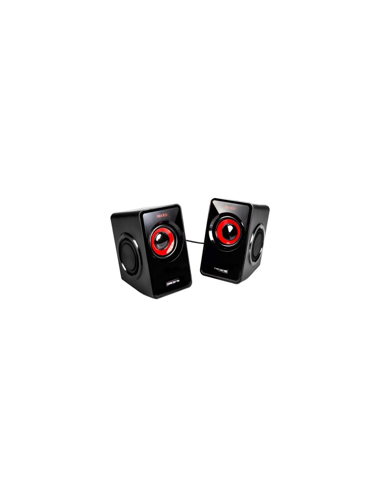 Mars Gaming Altavoces 2.0 MS1 negro/rojo
