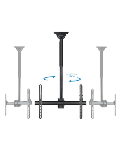 Tooq LPCE1170TSLI-B Soporte techo TV 37"-70" Negro