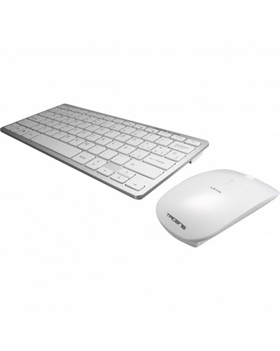 Tacens Levis Teclado+Ratón Inalámbrico Blanco Ultr