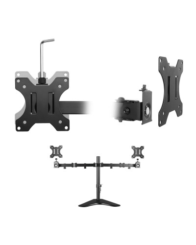 EWENT EW1536 Soporte Sobremesa 2xMonitores 32" VES