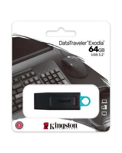Kingston DataTraveler DTX 64GB USB 3.2 Gen1 Negro