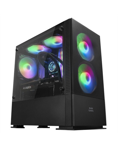 Mars Gaming Caja MCZ PREMIUM M-ATX 2X FRGB Negra