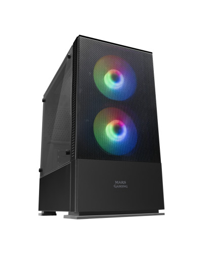 Mars Gaming Caja MCZ PREMIUM M-ATX 2X FRGB Negra