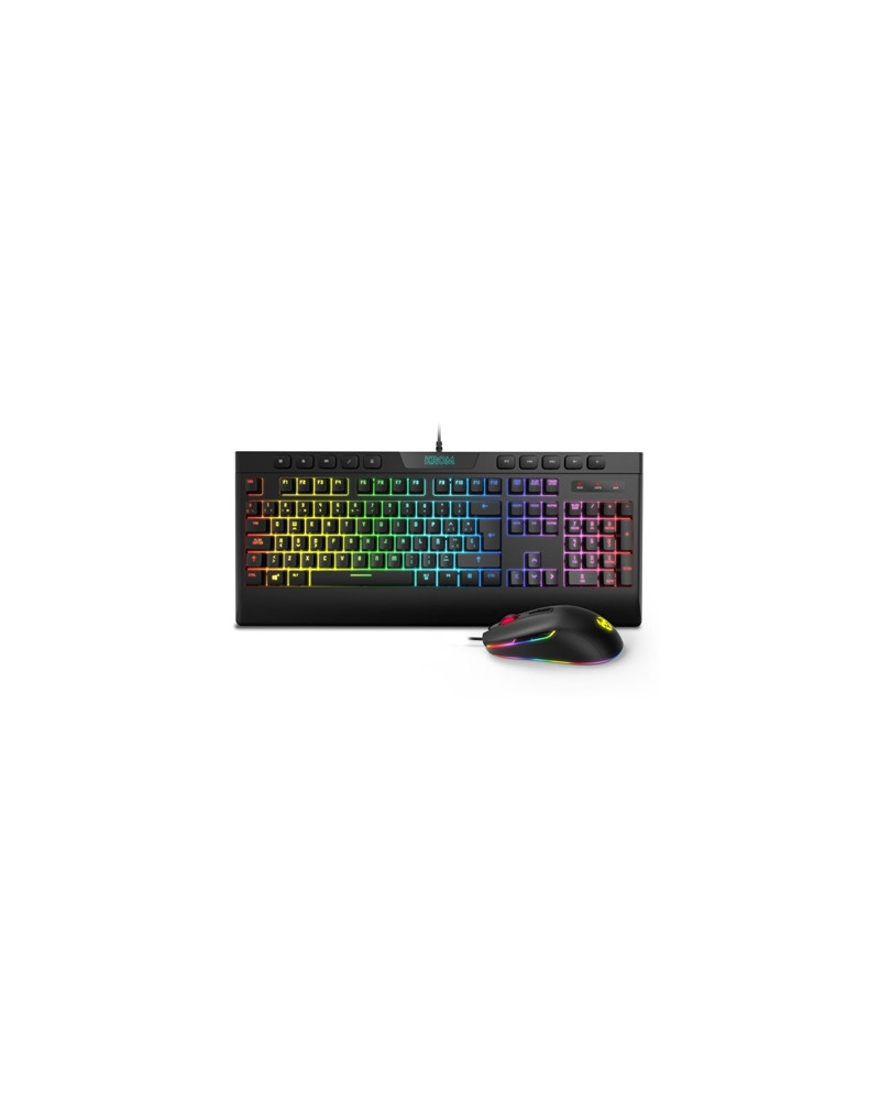 Krom Pack RGB Teclado Membrana y Raton Kalyos SP