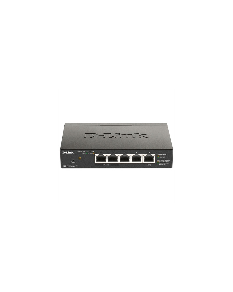 D-Link DGS-1100-05PDV2 Switch 5xGb PoE 1xPD 18W