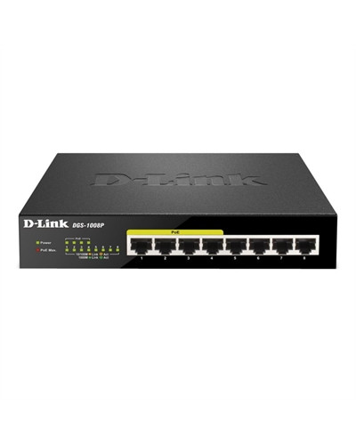 D-Link DGS-1008P Switch 8xGB 4xPoE