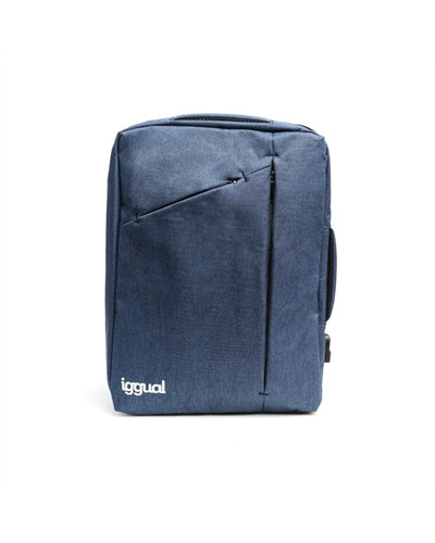 iggual Mochila portátil 15.6" Adaptative Work Azul