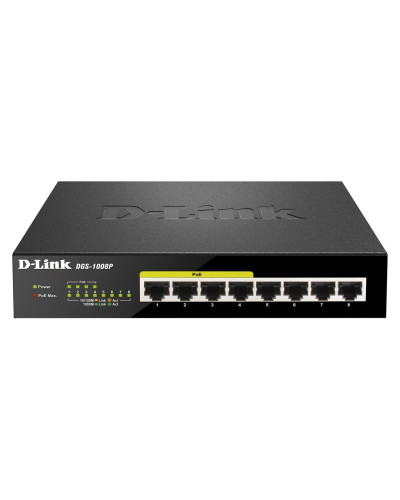 D-Link DGS-1008P Switch 8xGB 4xPoE