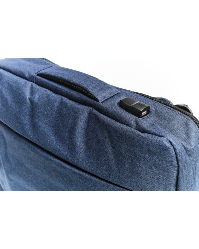 iggual Mochila portátil 15.6" Adaptative Work Azul