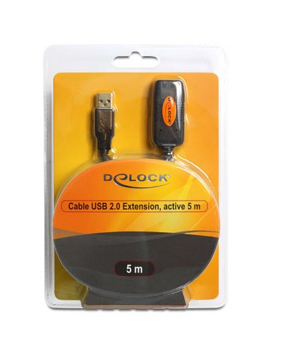Delock Cable prolongador USB 2.0 5 metros