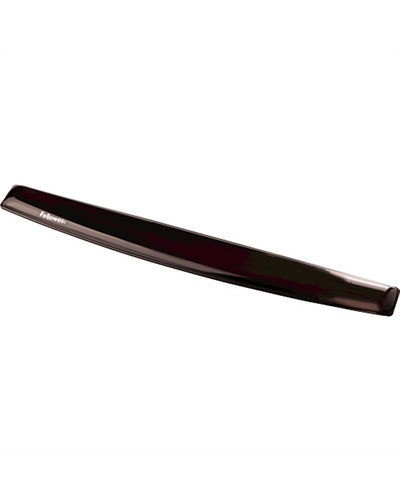 Fellowes Reposamuñecas teclado gel Crystal Negro