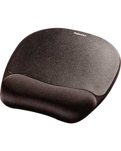 Fellowes Alfombrilla reposamuñecas Memory NEGRO