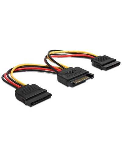 Delock Cable Alimentacion 1 SATA A 2 SATA