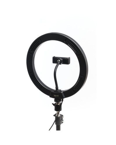 iggual Kit Aro luz LED 10" + Trípode 200 cm