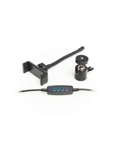 iggual Kit Aro luz LED 10" + Trípode 200 cm