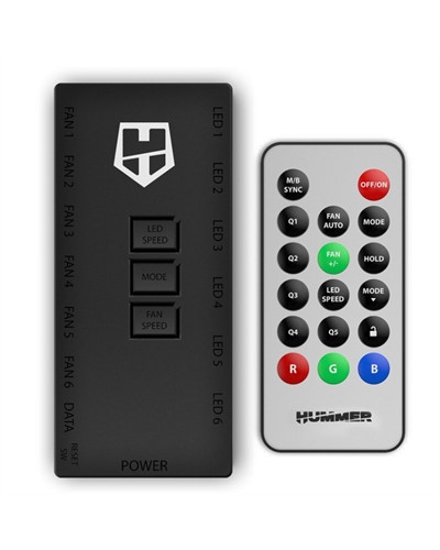 Nox HUMMER R-HUB Controlador ARGB Led/Ref.