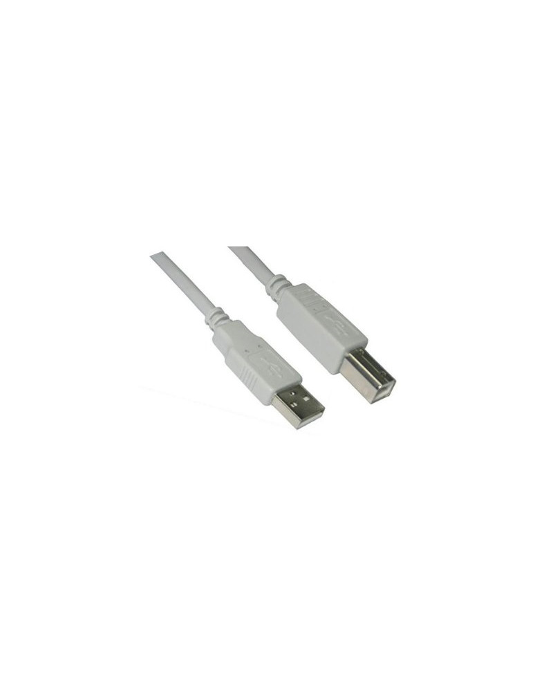Nanocable Cable USB 2.0 A/M-B/M, Beige, 1.8 m