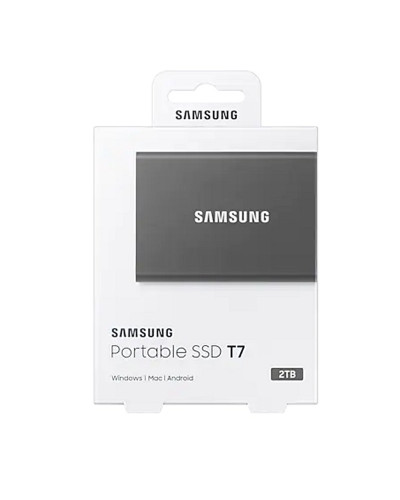 Samsung T7 SSD Externo 2TB NVMe USB 3.2  Gris