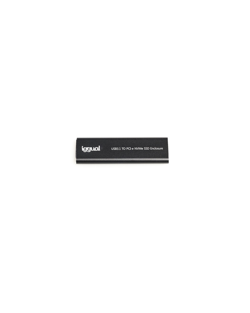 iggual Caja externa USB-C 3.1 SSD M.2 NVMe y SATA