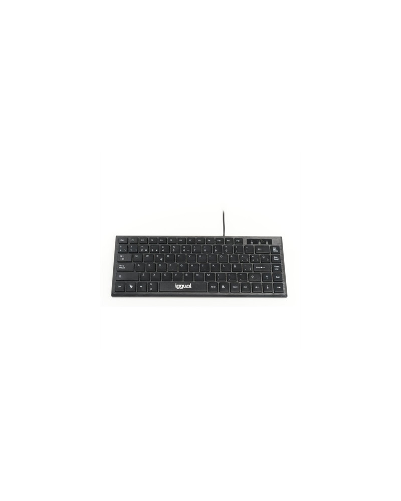 iggual Teclado USB compacto TKL Slim TKL-USB negro