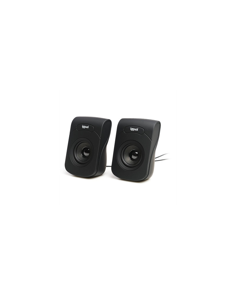 iggual Altavoces 2.0 6W mini-jack + USB