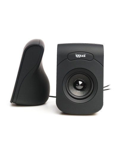 iggual Altavoces 2.0 6W mini-jack + USB