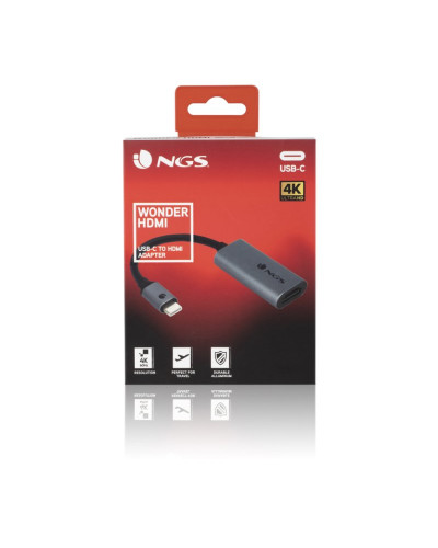 NGS Adaptador USB-C TO HDMI 4K