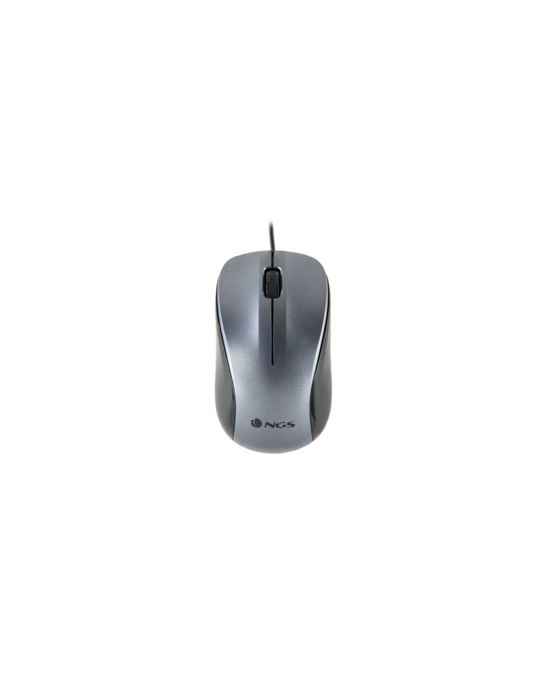 NGS Ratón Óptico WIRED GRAY