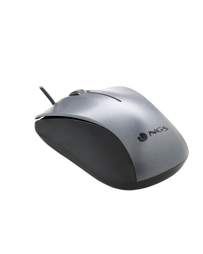 NGS Ratón Óptico WIRED GRAY