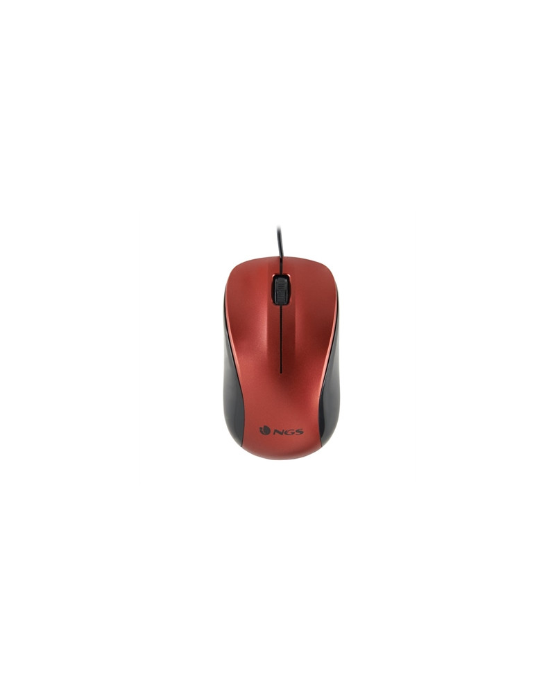NGS Ratón Óptico WIRED RED