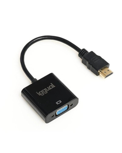 iggual Adaptador HDMI a VGA + audio 3.5 mm