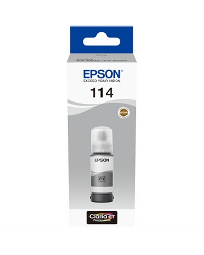Epson Botella Tinta Ecotank 114 Gris