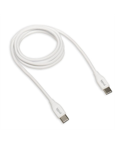 iggual Cable USB-C/USB-C 100 cm blanco Q3.0 3A
