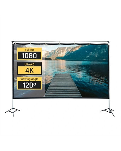 iggual Pantalla exterior portable 120" 265x149 cm