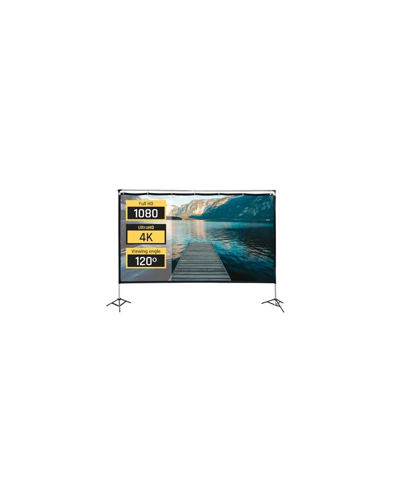 iggual Pantalla exterior portable 120" 265x149 cm