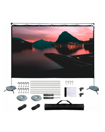 iggual Pantalla exterior portable 120" 265x149 cm