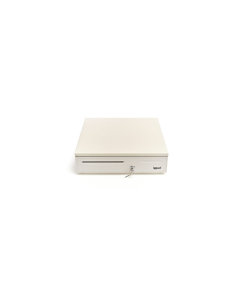 iggual Cajón Portamonedas IRON-50W 42cm 5+8 blanco