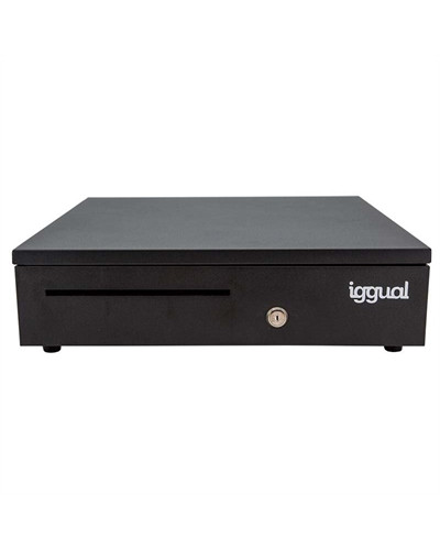 iggual Cajón Portamonedas IRON-35 42cm 5+6 negro