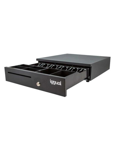 iggual Cajón Portamonedas IRON-35 42cm 5+6 negro