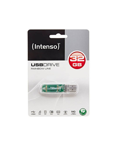 Intenso 3502480 Lápiz USB 2.0 Rainbow 32GB Transp