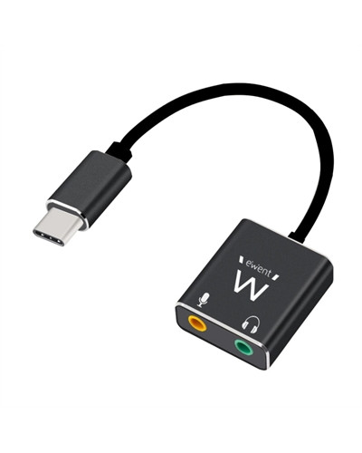Ewent Cable adaptador de audio USB tipo C/ Jack